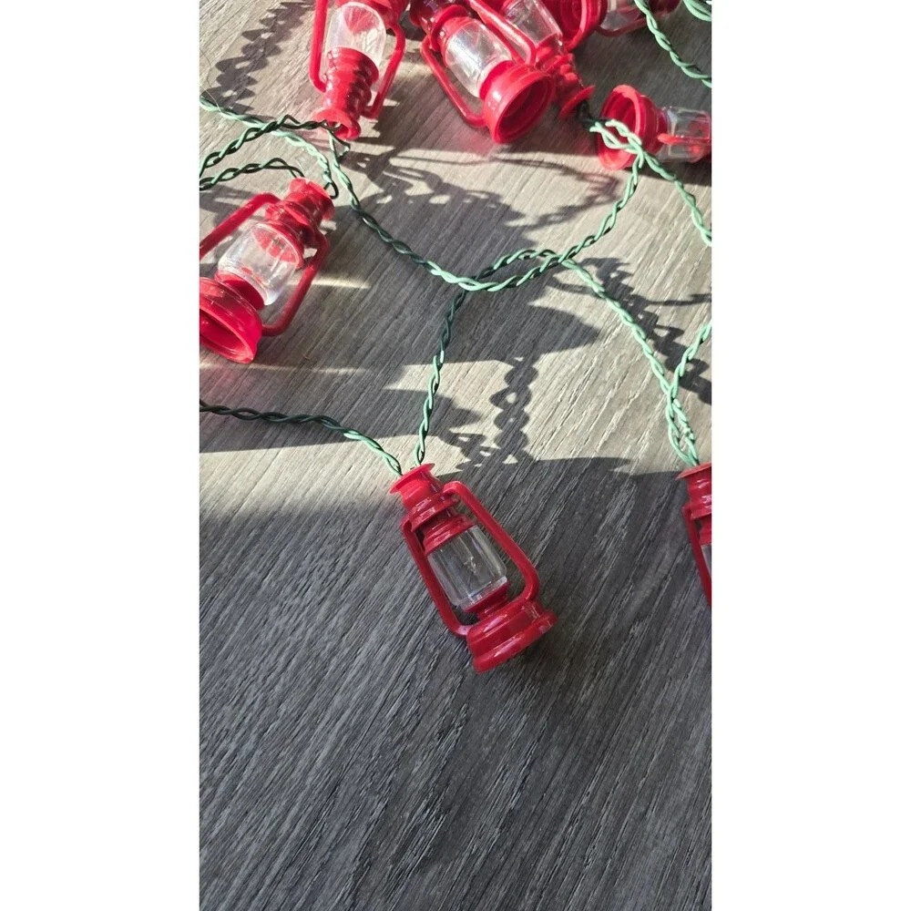 2 Sets VTG Lanterns 10 on Each Strand & 6 Extra covers. Cabin / Lodge Mancave